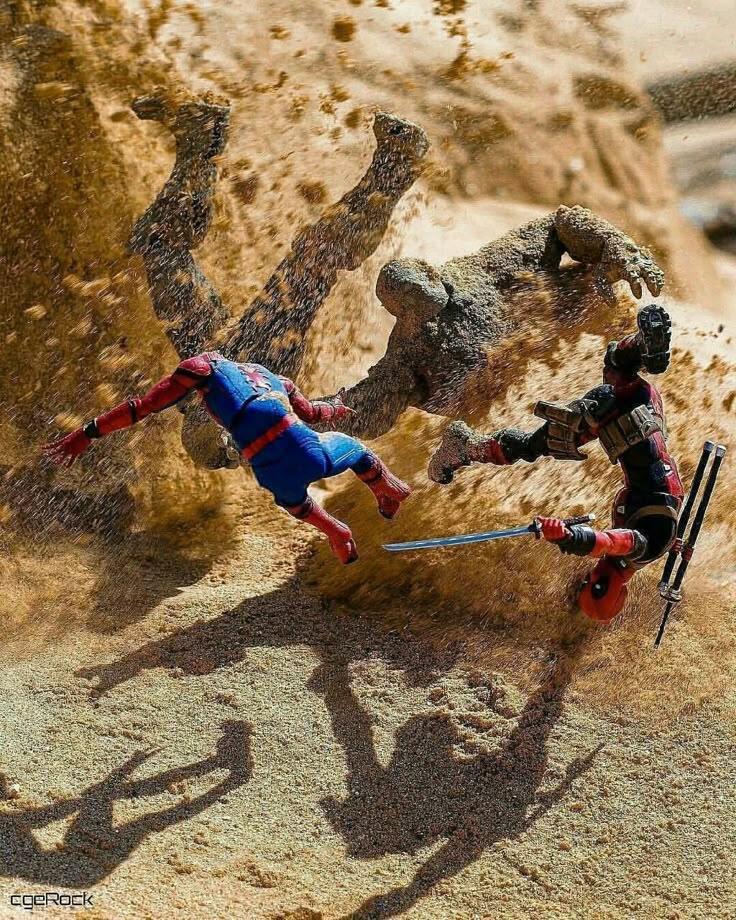 When a Super Hero Action Figure Toy in the Hands of a Wild Imagination! Part 2