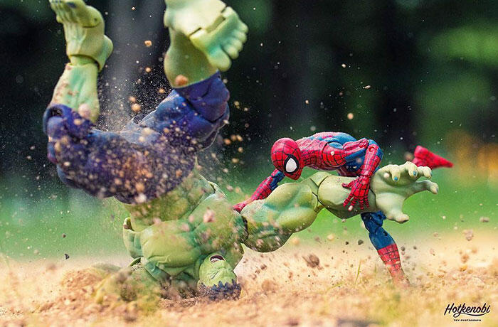 When a Super Hero Action Figure Toy in the Hands of a Wild Imagination! Part 2