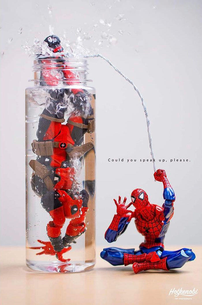 When a Super Hero Action Figure Toy in the Hands of a Wild Imagination! Part 2