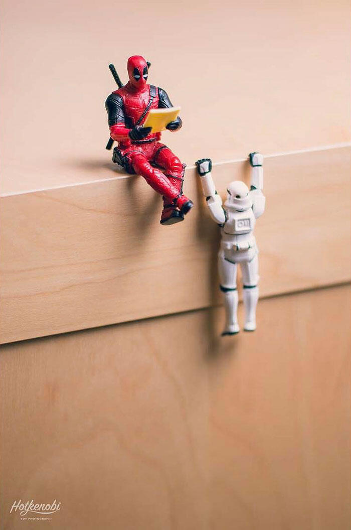When a Super Hero Action Figure Toy in the Hands of a Wild Imagination! Part 2