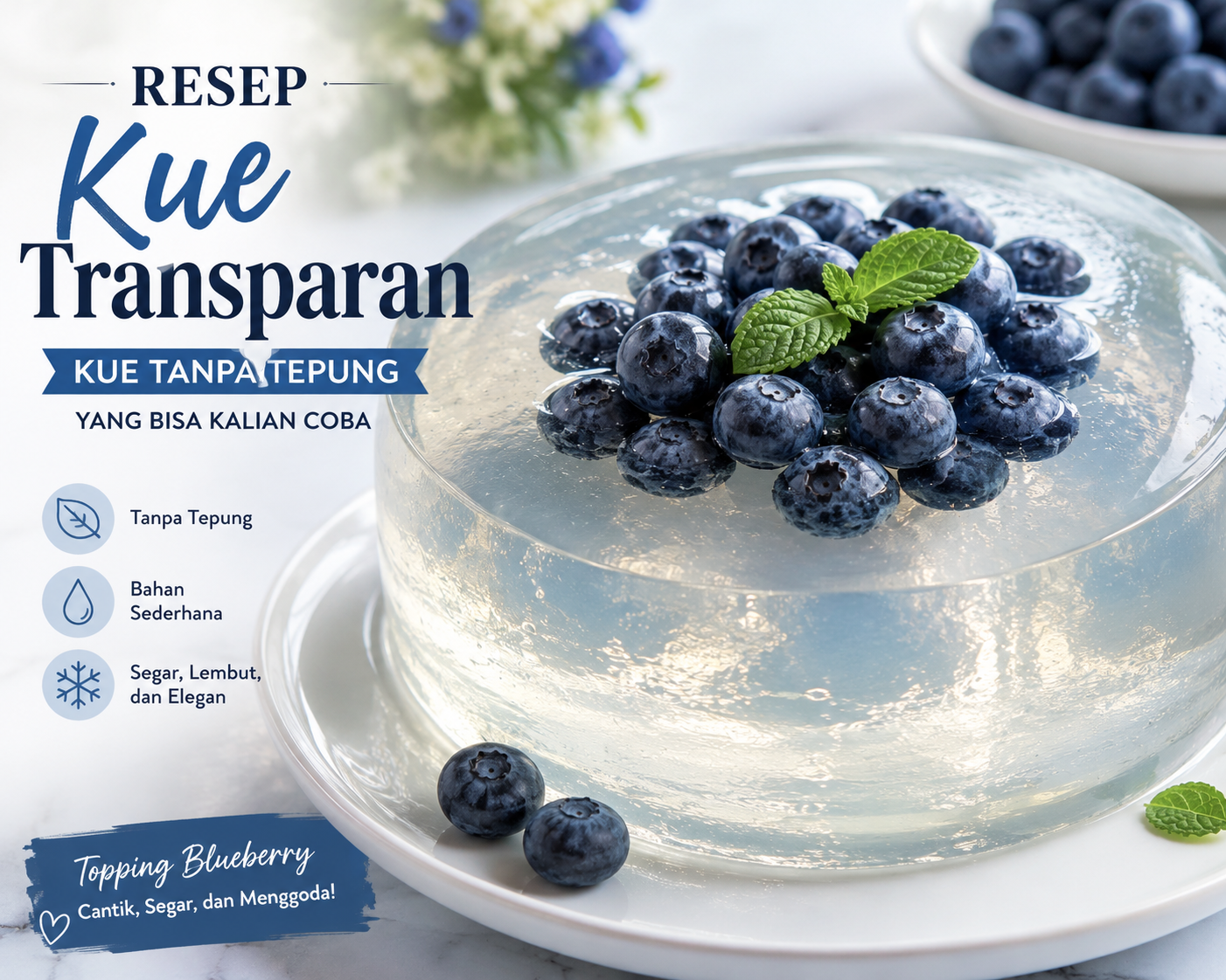 Transparent Cake Recipe, Flourless Cake That You Can Try