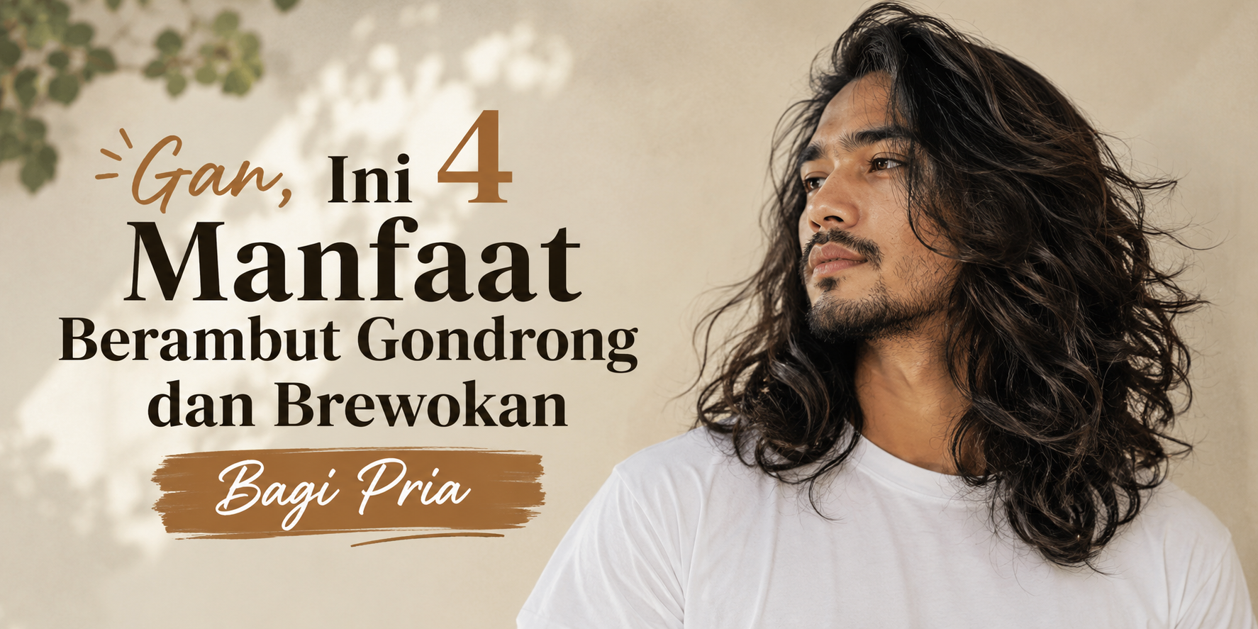 Bro, here are 4 benefits of long hair and curly hair for men