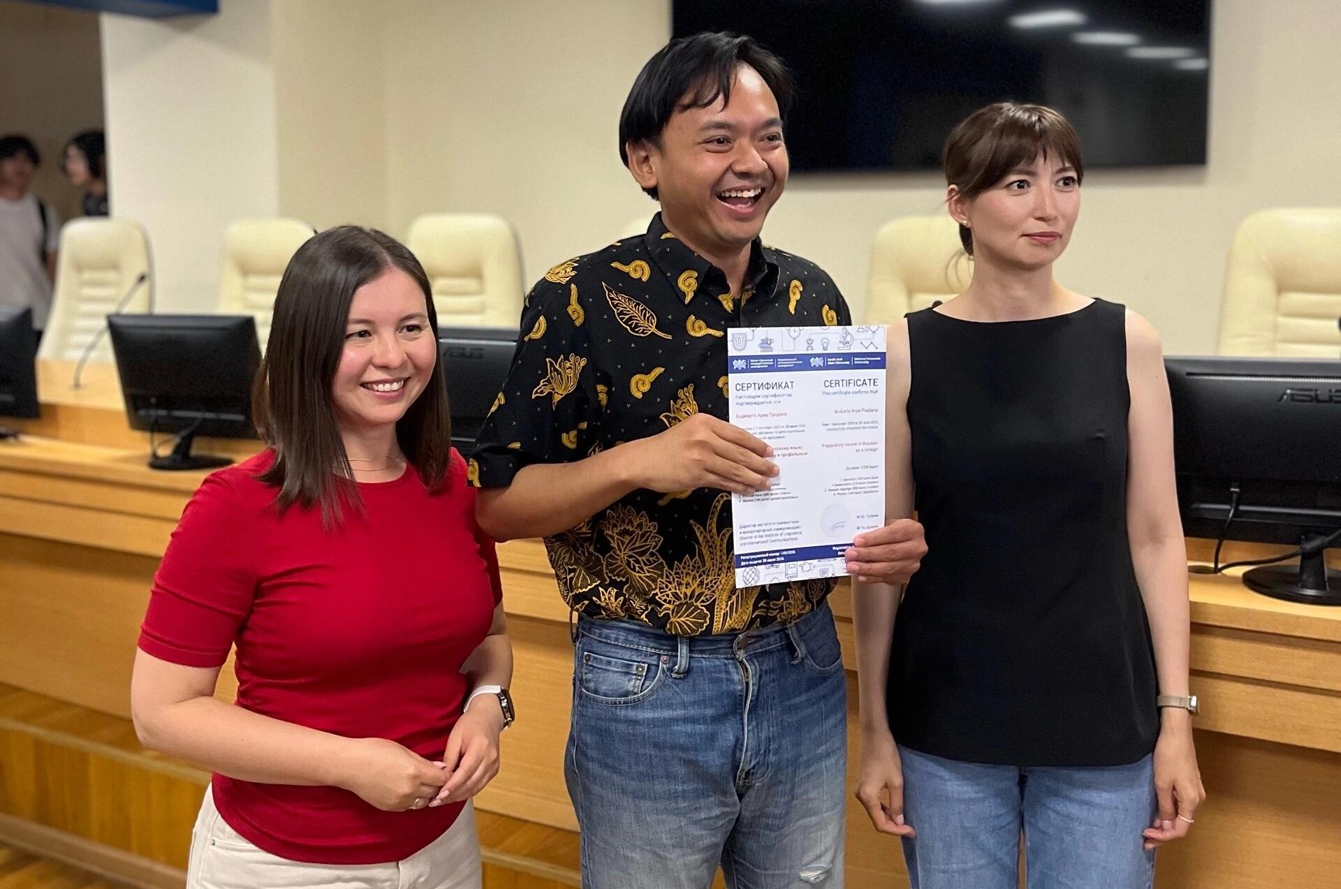 ARYA PRADANA BUDIARTO : PASSED FIRST YEAR OF PhD STUDY AT SOUTH URAL STATE UNIVERSITY