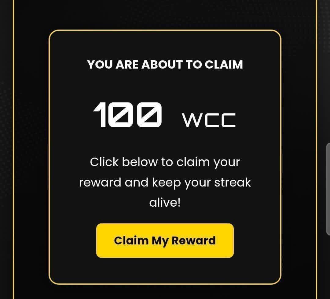 Wealth Club Coin (WCC) - 100 WCC Gratis (Free)