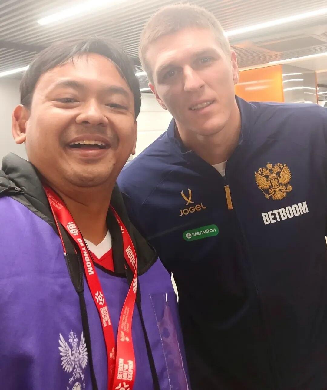 ARYA PRADANA BUDIARTO ORANG INDONESIA KERJA DI FIFA MATCHDAY RUSIA VS NAMIBIA