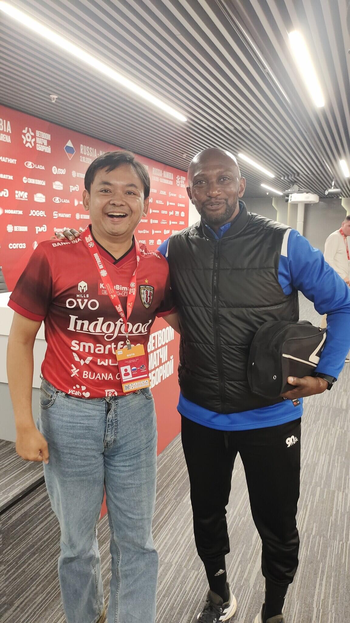 ARYA PRADANA BUDIARTO ORANG INDONESIA KERJA DI FIFA MATCHDAY RUSIA VS NAMIBIA
