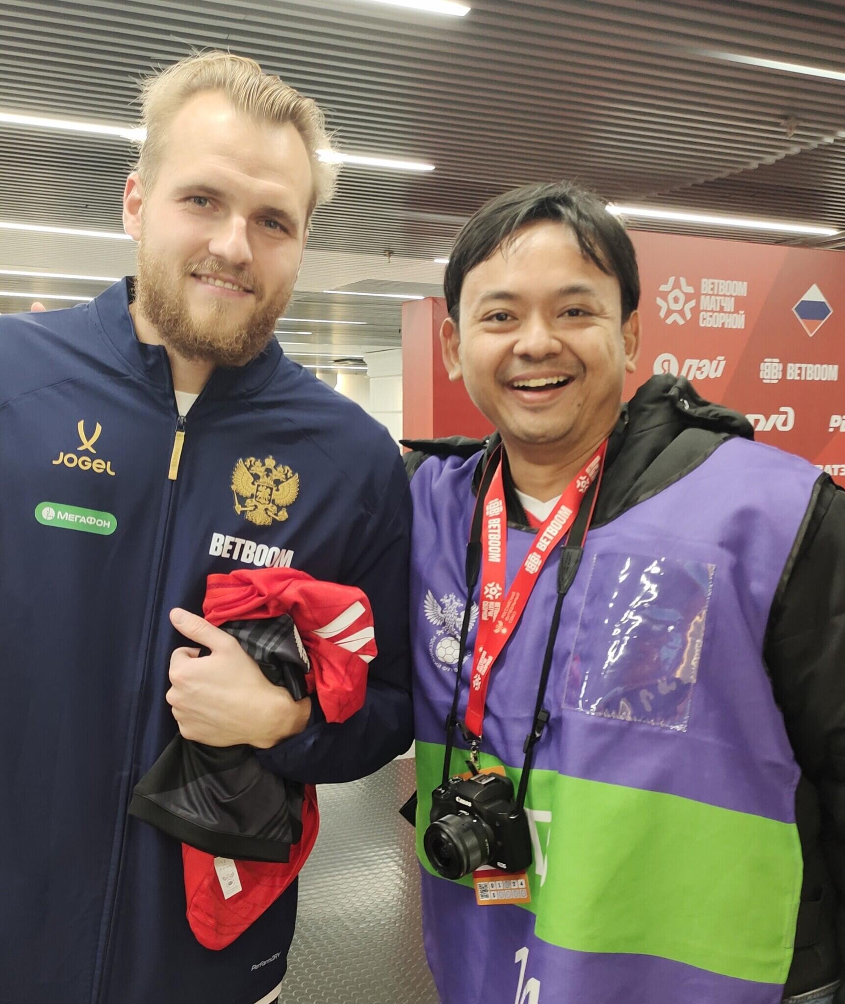 ARYA PRADANA BUDIARTO ORANG INDONESIA KERJA DI FIFA MATCHDAY RUSIA VS NAMIBIA