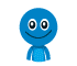 Blue Guy Cendol (L) emoticon-Blue Guy Cendol (L)