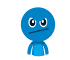 Blue Guy Bata (L) emoticon-Blue Guy Bata (L)