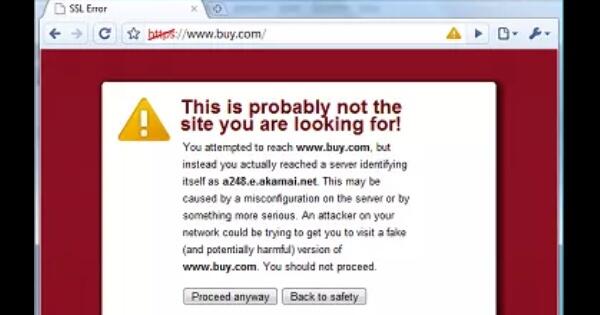 cara mengatasi certificate error pada google chrome