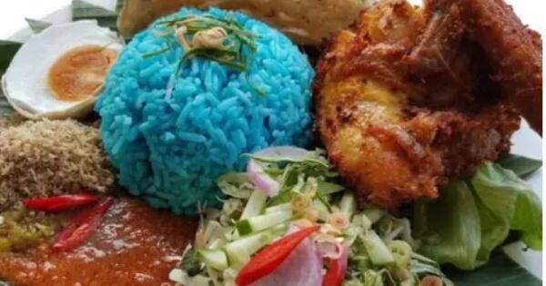 Sajian Nasi Biru Kerabu Apakah Makan Siang Dari Negeri Avatar Ataukah The Smurf Kaskus