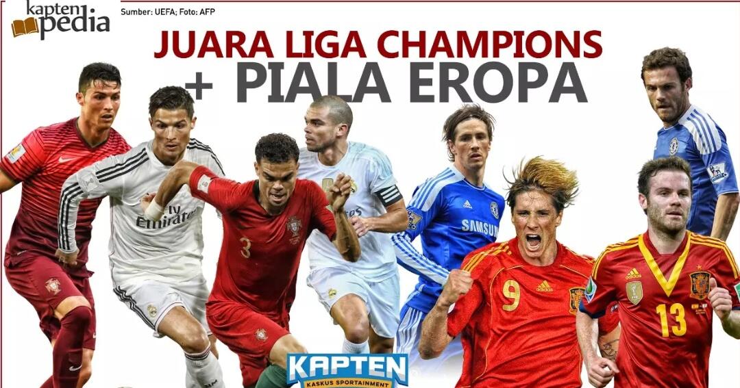 8 Pemain Yang Juara Piala Eropa Setelah Sebelumnya Juara Liga Champions ...