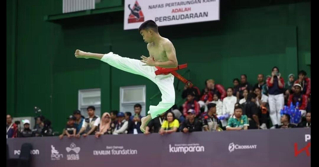Atlet Termuda Tarung Derajat, Fadhel Tirta Yudha, Raih Perunggu di PON Bela Diri 2025