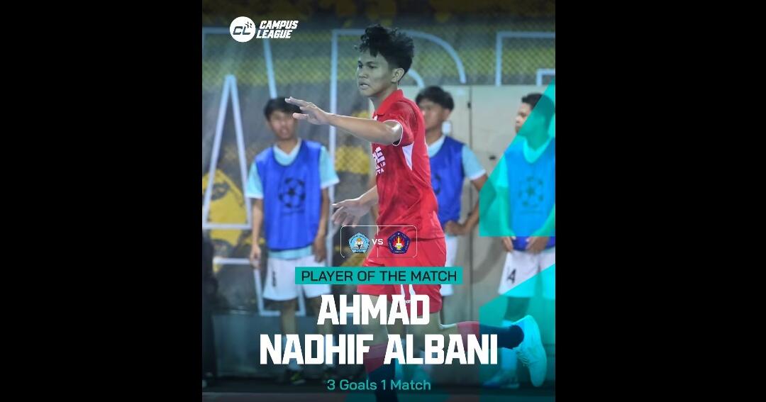 Intip Performance Ahmad Nadhif: Hat-Trick Hero dari STIE Indonesia Jakarta