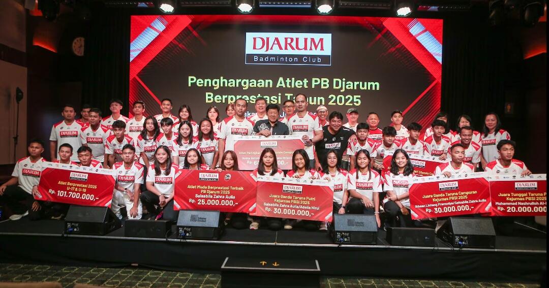 Djarum Foundation Beri Apresiasi Atlet Berprestasi Senilai Rp512 juta