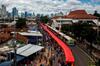 Jalan Kebon Jati Tanah Abang Macet Parah