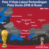 Seberapa Jauh Jarak yang Ditempuh Tim Favoritmu di Piala Dunia 2018?