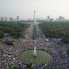 Reuni 212 Bubar, Peserta Serbu Gedung Sekitar Monas Cari Toilet