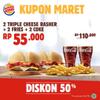 10 Kupon Promo Burger King Maret 2019, Ada Diskon 50% Hingga Menu Harga Rp 20 Ribuan