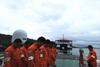 KM Triangel Tenggelam, 7 ABK Selamat Lompat ke Laut