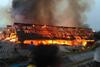 100 Lapak Pasar Magangan Ludes Terbakar