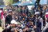 Kelompok Remaja Berpakaian Serba Hitam Kacaukan Hari Buruh di Bandung