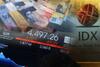 IHSG Sesi Siang Memerah Iringi Kelesuan Rupiah