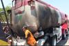 Evakuasi Truk Tangki Terbakar Berlangsung 6 Jam, Pantura Macet Panjang