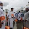 Terbawa Banjir, Sampah Berserakan di Tenda Jemaah Haji Indonesia