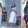 Inspirasi Gaun Pesta dengan Hijab Nisa Cookie, Bertema Pastel Kekinian