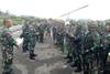 1 SST Pasukan Kodam XVII/ Cenderawasih Capai Titik Jatuhnya Heli MI 17