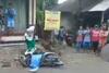 Apes Jambret Emak-emak Rp200 Ribu, Pelaku Bonyok Dikeroyok Motor Dibakar Massa