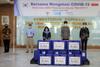 Bantu UMKM, Pengusaha Korea Sumbang 1 Ton Disinfektan