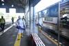 Tim Velox BIN Sisir Stasiun Bogor dengan Disinfektan dan Edukasi Vaksinasi COVID-19