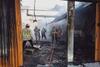 Bengkel Motor di Tambun Bekasi Hangus Terbakar