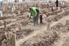 Sejumlah Makam Khusus Covid-19 di TPU Rorotan Cilincing Mendadak Ambles