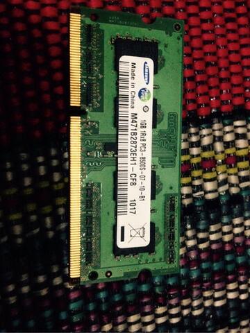 Ram Sodimm DDR3 PC8500 1GB