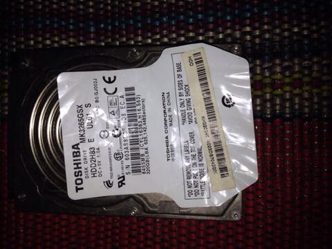 Harddisk laptop rusak 320GB