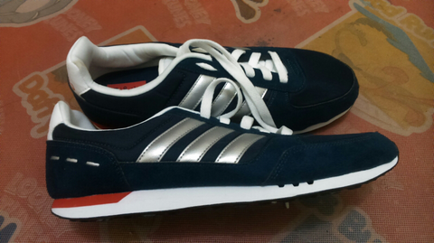 WTS ADIDAS NEO CITY RACER NAVY-SILVER ORIGINALS