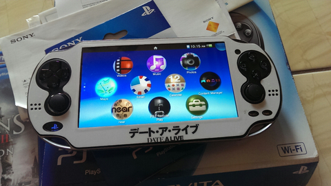 sony ps vita fat black wifi second murah banyak bonus nego