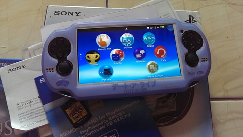 sony ps vita fat black wifi second murah banyak bonus nego