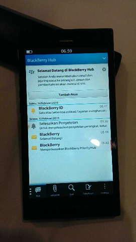 bb blackberry z3 hitam fullset murah nego