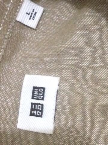 Uniqlo linen brown