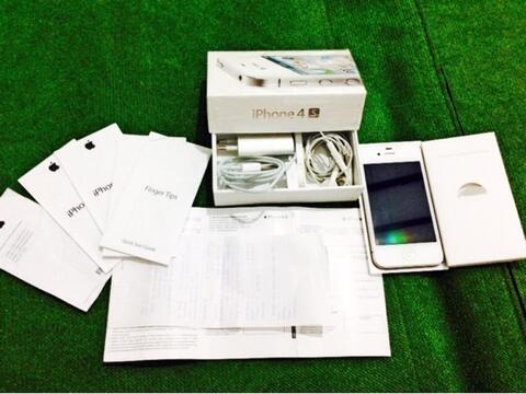 iphone 4s 16gb FULLSET ex garansi RESMI MTS BANDUNG