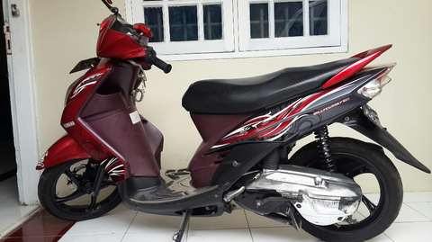 Terjual Yamaha Mio Soul 2010 Merah Marun KASKUS