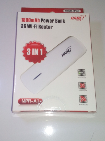 Hame A1 WiFi ,Router, Power Bank 3in1
