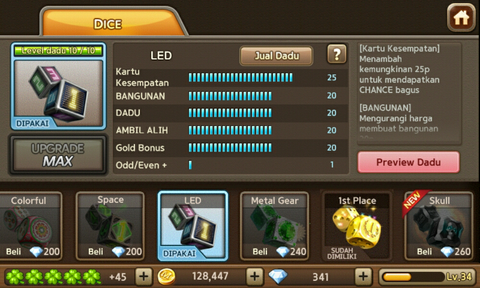 Jual id LGR ( Get Rich )