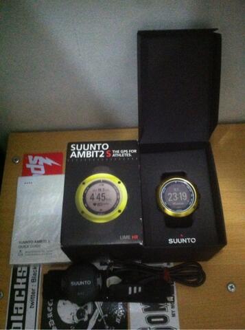 suunto ambit 2 s lime HR