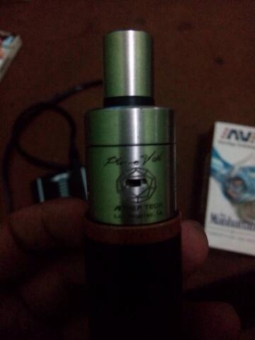 1. Manhattan carbon copper (full set) + sarung vape , vape rokok elektrik, vaping