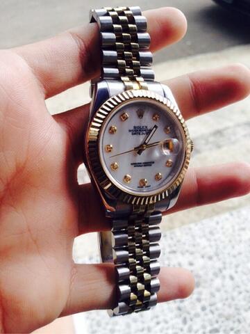 Terjual rolex oyster perpetual datejust 